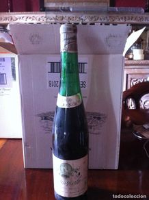 Colecionismo de vinhos e licores: BOTELLA DE VINO RIOJA MONOPOLE BLANCO SECO - 1960.